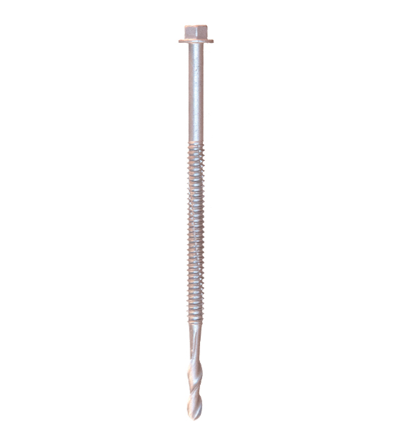 Evolution 5.5 x 150mm Hex Head Super Tek Screws TSHW5.5-150-7 - TEK7 Screw for Very Heavy Steel Section in Evoshield® Plating