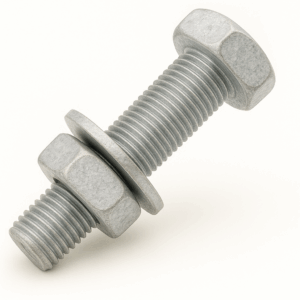 Assembled Hexagon Fully Threaded High Tensile 8.8 Setscrews - Metric Galvanised