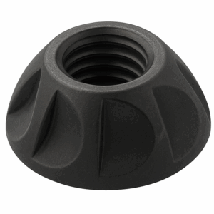 Kinmar Permanent One Way Security Nut - BLACK Stainless Steel