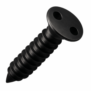 Security Self-Tappers - Snake Eye Countersunk BLACK S/S A2