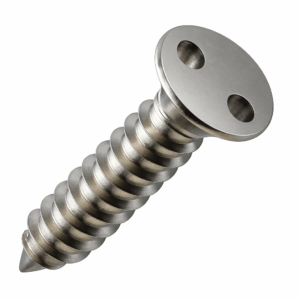 2-Hole Security Self-Tappers - Snake Eye Countersunk S/S A2
