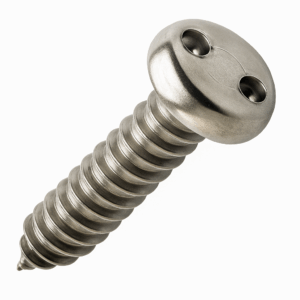 2-Hole Security Self-Tappers - Snake Eye Pan Head