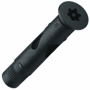 Pin Torx Countersunk Security Sleeve Anchor - BLACK Stainless