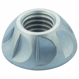 Kinmar Permanent One Way Security Nut - BLUE Passivated Zinc Plated