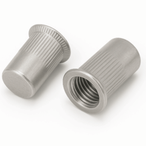 Stainless Grooved Countersunk Head Closed End Rivet Nut