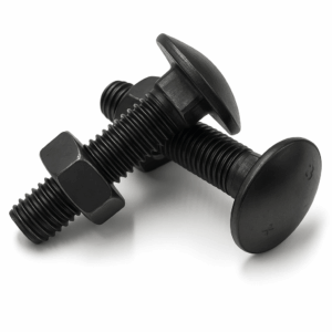 Carriage Bolts - Steel Black