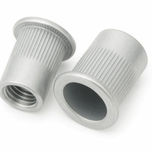Aluminium Flat Head Open End Rivet Nut