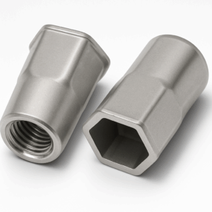 A4 Stainless Steel Half Hexagon Reduced Head Open End Rivet Nut
