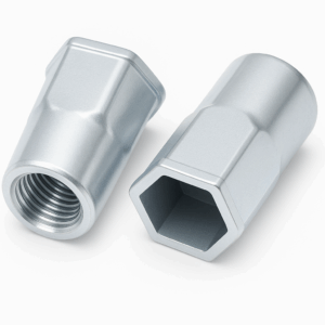 Steel Half Hexagon Reduced Head Open End Rivet Nut