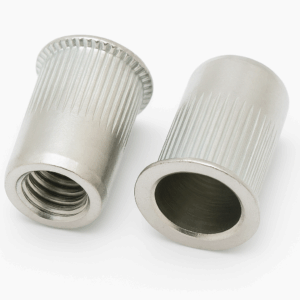 Aluminium Grooved Reduced Head Open End Rivet Nut