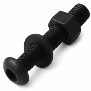 M2 Assembled Socket Button Screws - BLACK Stainless Steel A2