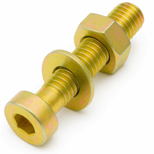 Assembled Low Head Socket Cap Screws - Yellow Zinc Plated