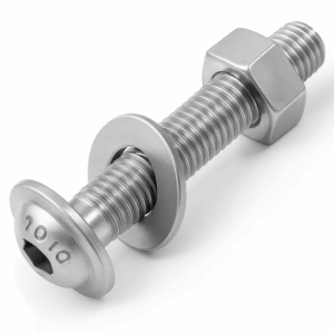Assembled Socket Button Flange Head Screws - Stainless Steel A2