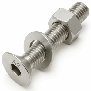 Assembled Socket Countersunk Screws - Metric Stainless Steel A2