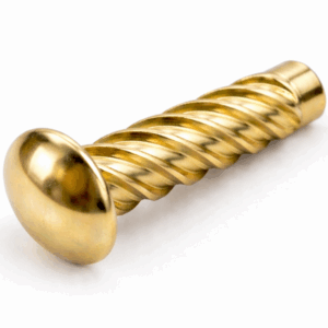 Hammer Drive Screws - Steel Electro Brass Plated