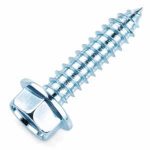 No.6 Hexagon Flange Head Self Tapping Screws - BZP