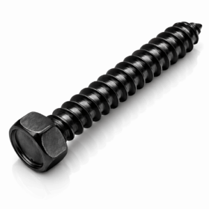 Hexagon Head Self Tapping Screws BLACK A2 Stainless Steel