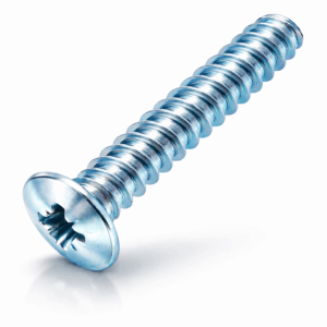 Pozi Flange Head Self Tapping Screws Blunt Type F(B) - BZP
