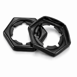 Self Locking Counter Nuts Black Passivated DIN 7967