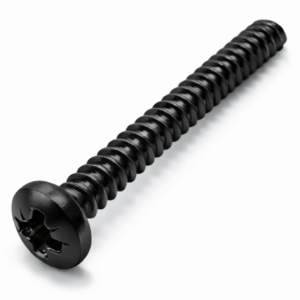 Pozi Pan Self Tapping Screws Blunt Type F(B) - BLACK Stainless A2