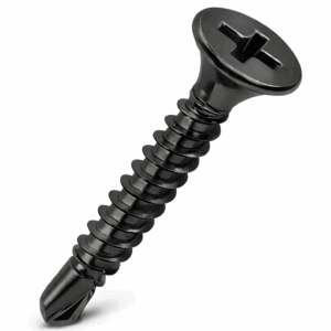 Phillips Countersunk Self-Drilling Screws - Black Passivated