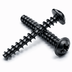 Pozi Flange Thread Forming Screws for Plastics Black Passivated