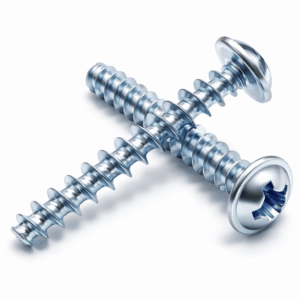 Pozi Flange Thread Forming Screws for Plastics BZP