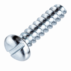 Slotted Pan Self Tapping Screws Blunt Type F(B) - BZP