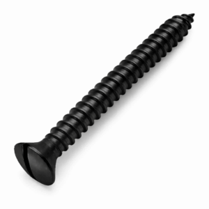 Slotted Raised Csk Self Tapping Screws BLACK Stainless Steel DIN 7973C