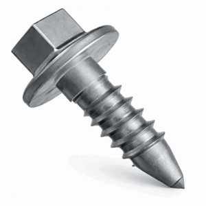 Hex Head Stitching Tek Screws in Stainless Steel A2