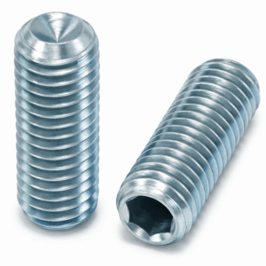 Socket Setscrews Cup Point - BLUE Passivated Zinc Plated
