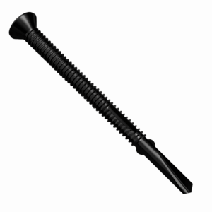 Phillips Countersunk Timber Tek Screws for Heavy Steel Section BLACK Stainless Steel A2