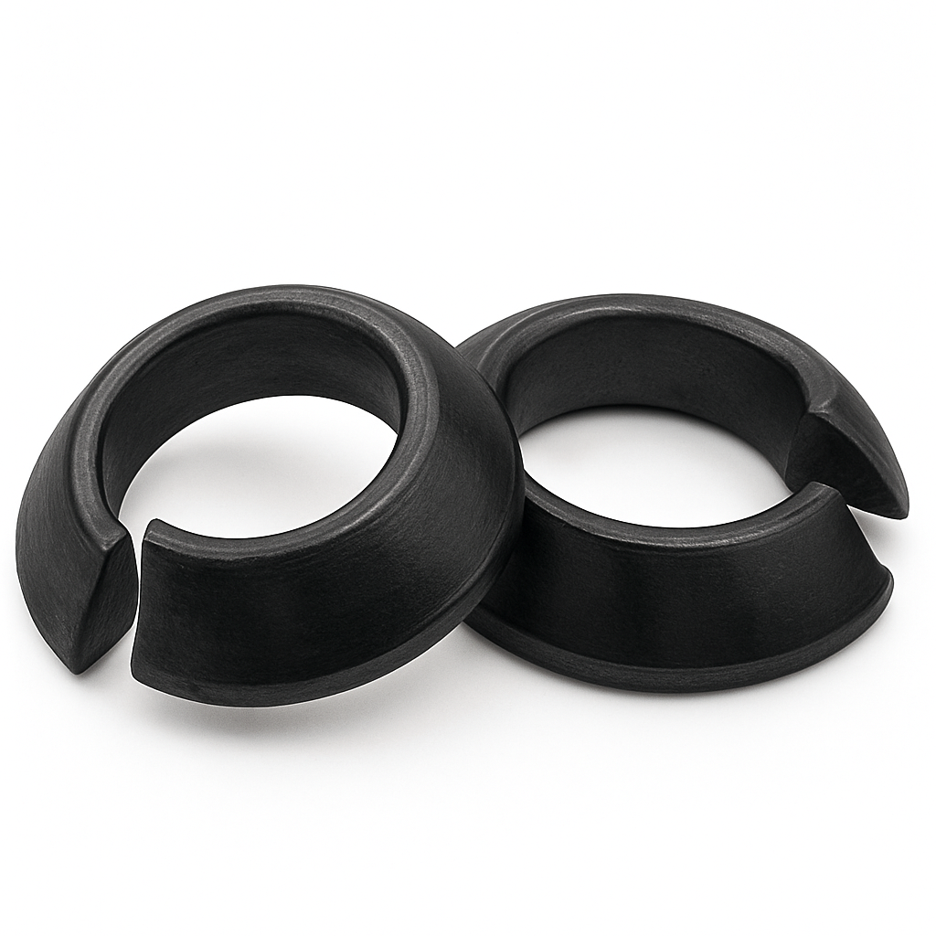 M12 Spherical Spring Lock washer steel Black Passivated - DIN 74361-2 C