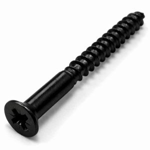 No.4 Pozi Countersunk Woodscrews BLACK Stainless Steel A2 (304)