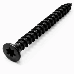 Torx Countersunk Chipboard Screws – BLACK Stainless Steel A2