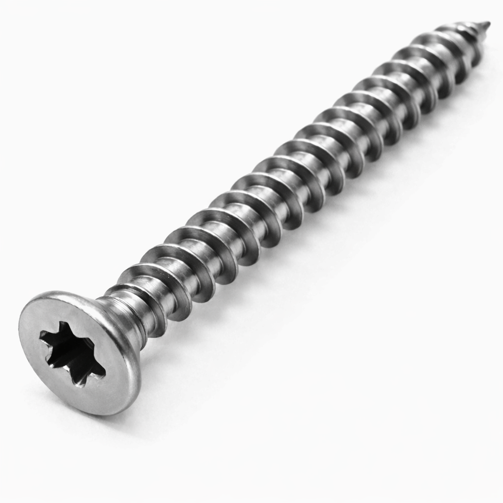 3.5mm x 40mm Torx Countersunk Chipboard Screws Stainless Steel A4 (316)