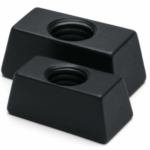 Wedge/Vee Nuts - Black Passivated