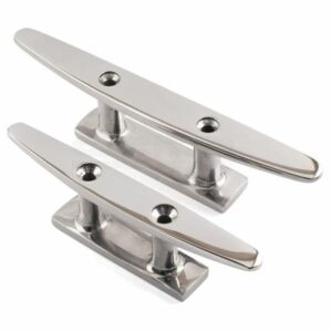 2 Hole Low Flat Top Cleats - Marine A4 Stainless Steel