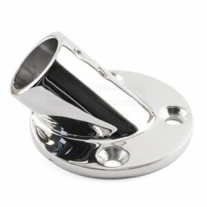 45 Degree Round Base - Marine A4 Stainless Steel