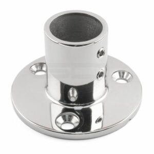 90 Degree Round Base - Marine A4 Stainless Steel