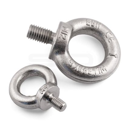 M16 Drop Forged Eye Bolts - Marine Grade Stainless Steel A4 (316)