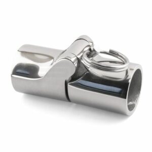 Folding Action Tube Joint with Quick Release Pin - Marine A4 Stainless Steel