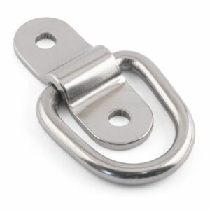 Lashing Rings on Plate - Marine A4 Stainless Steel