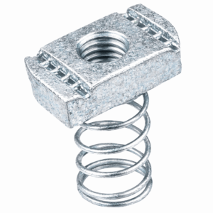 Long Spring Plain Channel Nut - Galvanised