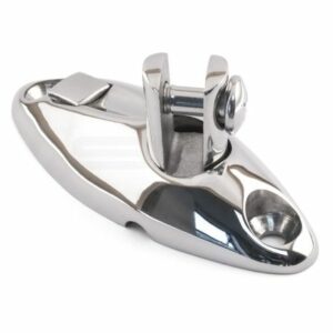 Low Profile Deck Hinge - Marine A4 Stainless Steel