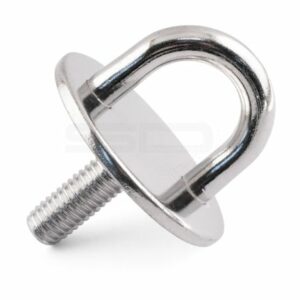 Round Eye Plates with Stud - Marine A4 Stainless Steel