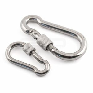 Spring Hooks With Screw Gate - Marine A4 Stainless Steel