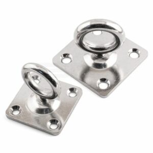 Swivel Eye Plates - Marine A4 Stainless Steel