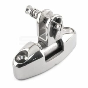 Universal Swivel Deck Hinge - Removable Pin - Marine A4 Stainless Steel