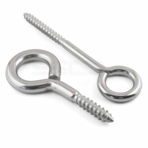 Woodscrew Hook Eye - Marine Stainless Steel A4 (316)